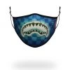 SPRAYGROUND® ADULT SHARK ISLAND FORM FITTING FACE MASK FACE MASKS