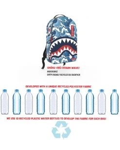 SPRAYGROUND® BAGS THE SHARK WAVE (made From 100% Recycled Plastic Bottles From The Ocean)