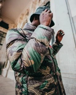 SPRAYGROUND® APPAREL+GEAR CAMO TERRAIN LIGHTWEIGHT PUFFER JACKET