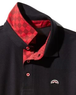 SPRAYGROUND® INFINITY RED PIMA COTTON MADE IN PERU POLO