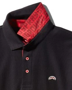 SPRAYGROUND® INFINITY RED PIMA COTTON MADE IN PERU POLO