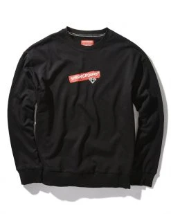 SPRAYGROUND® SPRAYGROUND DIAMOND CREWNECK (BLACK) APPAREL+GEAR