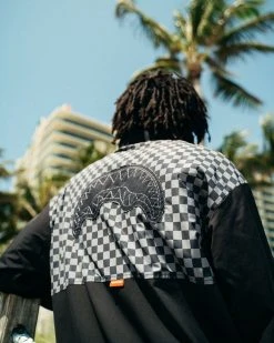 SPRAYGROUND® ANGLED ZIP ATTACK SHARK WINDBREAKER APPAREL+GEAR