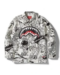 SPRAYGROUND® CHAOS BUTTON-UP APPAREL+GEAR
