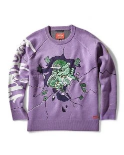 SPRAYGROUND® MONEY BEAR BREAKOUT KNIT CREW