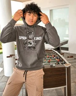 SPRAYGROUND® MONEY CHILLER HOODY (GRAY)