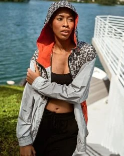 SPRAYGROUND® VERTICAL GRAY MIDWAY JOGGER SWEATPANTS APPAREL+GEAR