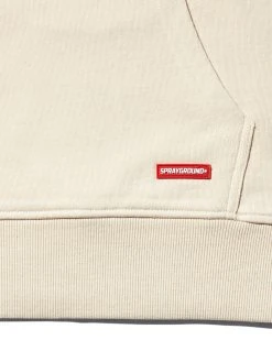 SPRAYGROUND® APPAREL+GEAR RIPPED MONEY BEAR HOODY (KHAKI)