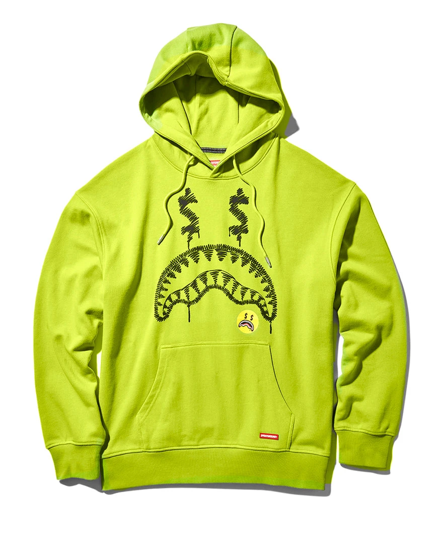 SPRAYGROUND® MONEY SCRIBBLES HOODY (LIME GREEN) APPAREL+GEAR 1 SPRAYGROUND® MONEY SCRIBBLES HOODY (LIME GREEN) APPAREL+GEAR