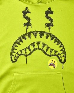 SPRAYGROUND® MONEY SCRIBBLES HOODY (LIME GREEN) APPAREL+GEAR 7 SPRAYGROUND® MONEY SCRIBBLES HOODY (LIME GREEN) APPAREL+GEAR