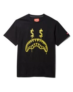 SPRAYGROUND® APPAREL+GEAR MONEY SCRIBBLES T-SHIRT (BLACK)