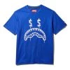 SPRAYGROUND® MONEY SCRIBBLES T-SHIRT (ROYAL BLUE)