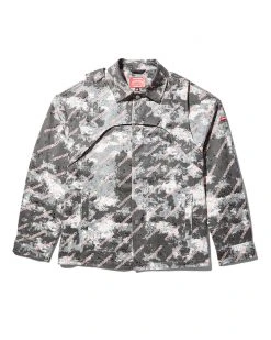 SPRAYGROUND® DOUBLE YOKE SNAP FRONT JACKET (GREY)