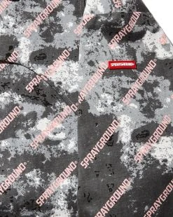 SPRAYGROUND® DOUBLE YOKE SNAP FRONT JACKET (GREY)