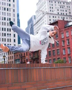 SPRAYGROUND® STREET FIGHTER PLAYER TACTIC HOODY (WHITE) APPAREL+GEAR