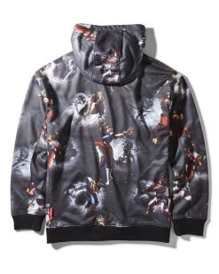SPRAYGROUND® APPAREL+GEAR STREET FIGHTER KNOCKOUT HOODY (BLACK)
