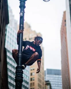 SPRAYGROUND® APPAREL+GEAR STREET FIGHTER DHALSIM YOGA INFERNO HOODY (BLACK)