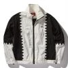 SPRAYGROUND® SHARKANDA WINDBREAKER (BLACK/WHITE) APPAREL+GEAR