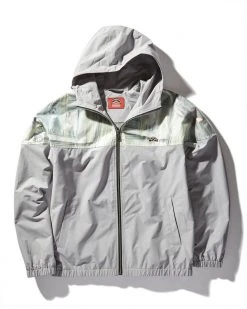 SPRAYGROUND® MONEY STACKS WINDBREAKER (GREY) APPAREL+GEAR