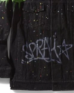 SPRAYGROUND® APPAREL+GEAR BY DBD DENIM JACKET (BLACK)