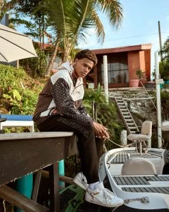 SPRAYGROUND® V.V.I.P. ZIP UP HOODED WINDBREAKER APPAREL+GEAR