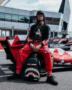 SPRAYGROUND® FORMULA 1 SHARK TRACK CREW APPAREL+GEAR