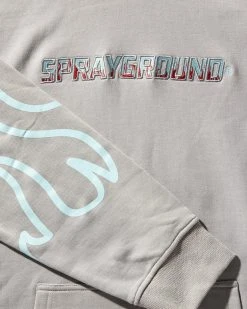 SPRAYGROUND® FIRE HOODY (GREY) APPAREL+GEAR