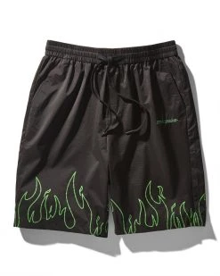 SPRAYGROUND® APPAREL+GEAR FIRE SHORTS (BLACK)