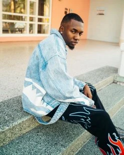 SPRAYGROUND® FIRE BAGGY SWEATPANT (BLACK)