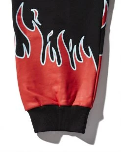 SPRAYGROUND® FIRE BAGGY SWEATPANT (BLACK)