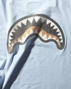 SPRAYGROUND® SHARK EFFECT T-SHIRT (LT BLUE) APPAREL+GEAR