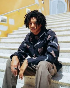 SPRAYGROUND® BUTTON UP BEARS JACKET APPAREL+GEAR