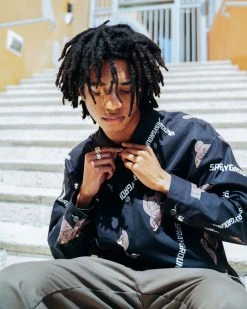 SPRAYGROUND® BUTTON UP BEARS JACKET APPAREL+GEAR