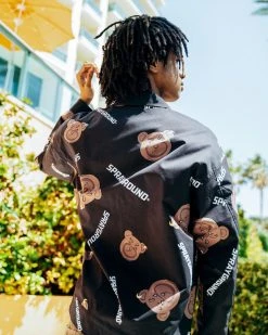 SPRAYGROUND® BUTTON UP BEARS JACKET APPAREL+GEAR