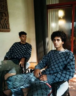 SPRAYGROUND® MONEYGRAM KNIT CREW (GRAY)