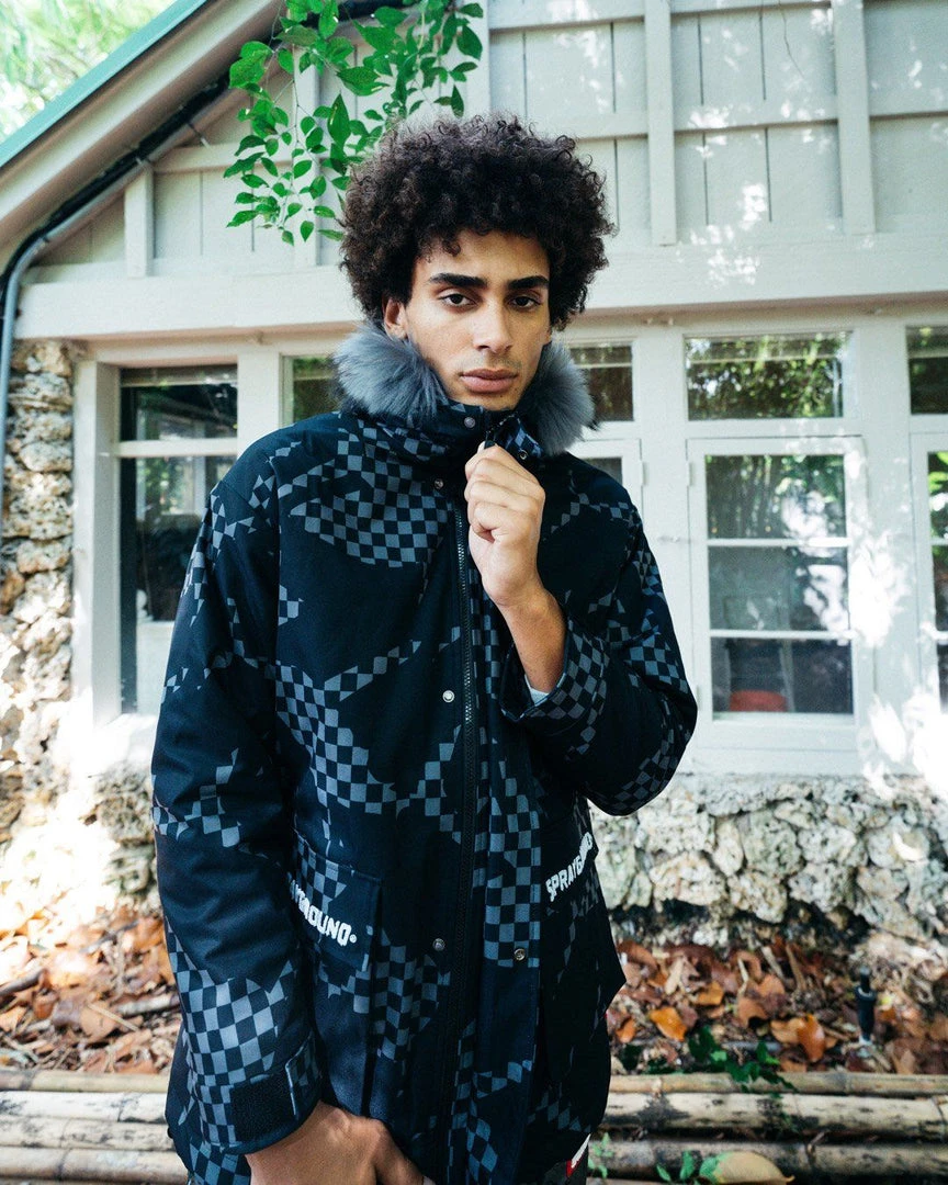 SPRAYGROUND® SHARK CAMO FUR HOOD WINTER COAT SPRAYGROUND® SHARK CAMO FUR HOOD WINTER COAT