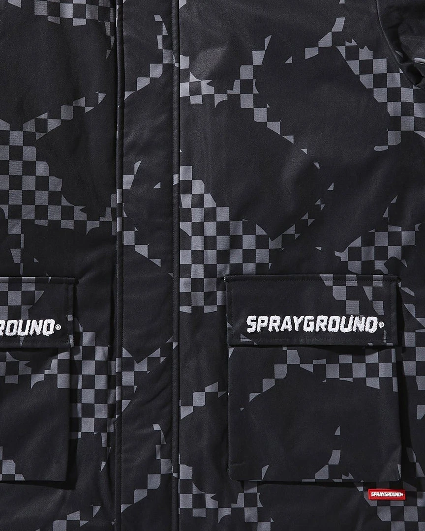 SPRAYGROUND® SHARK CAMO FUR HOOD WINTER COAT SPRAYGROUND® SHARK CAMO FUR HOOD WINTER COAT