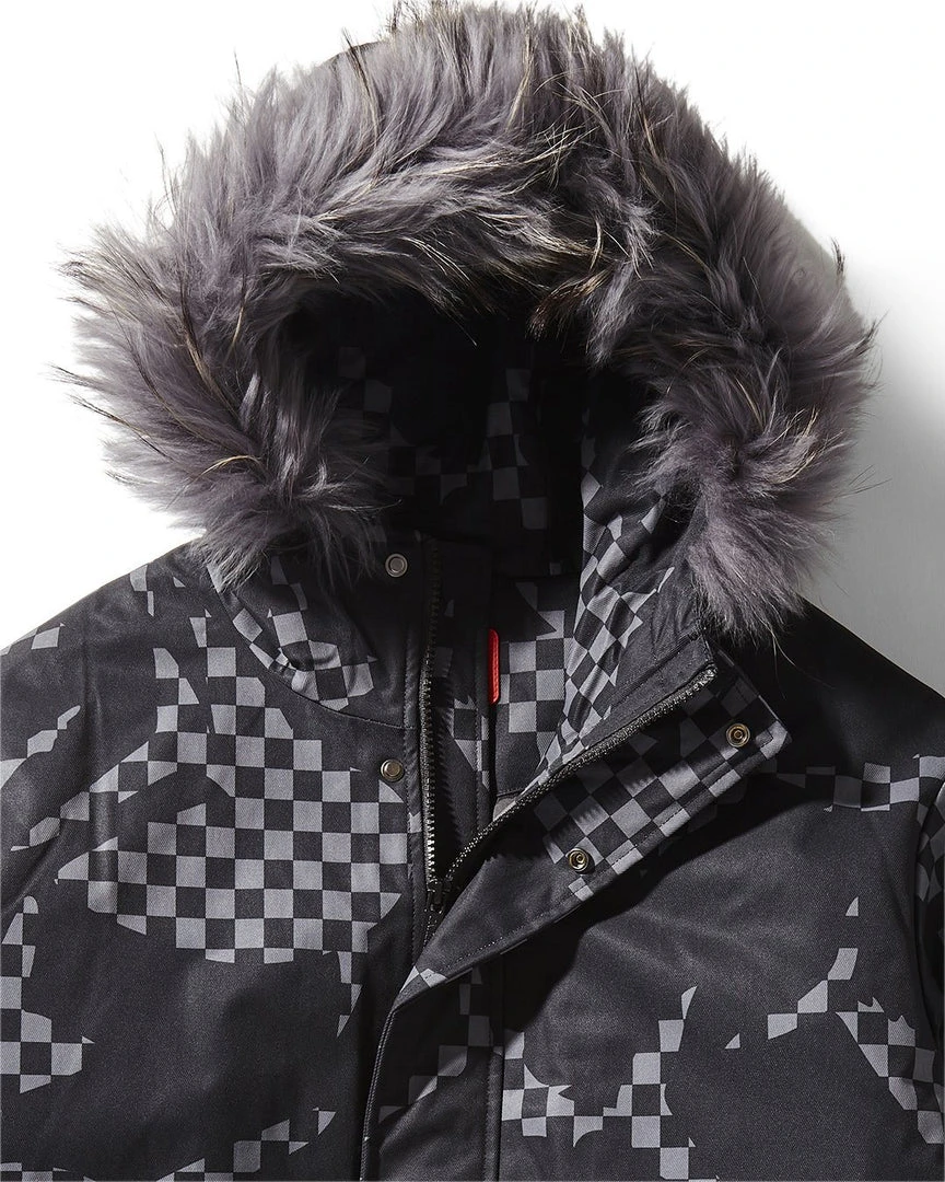 SPRAYGROUND® SHARK CAMO FUR HOOD WINTER COAT SPRAYGROUND® SHARK CAMO FUR HOOD WINTER COAT