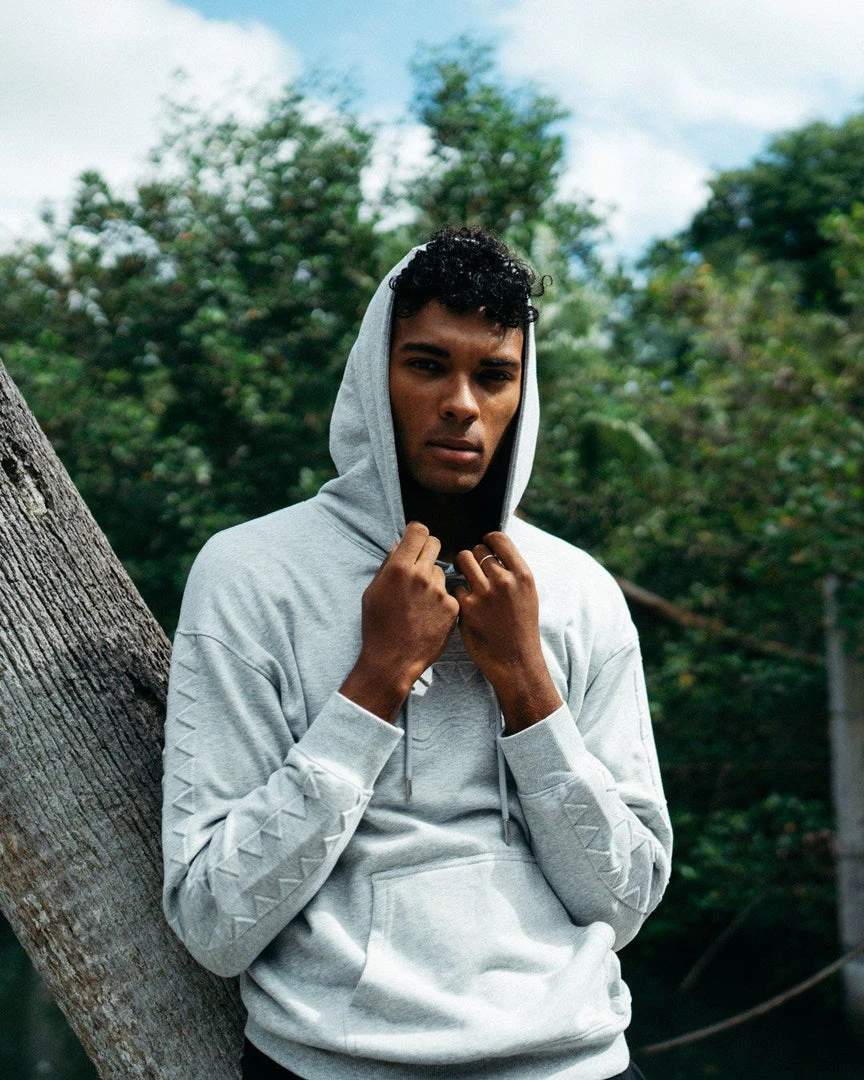 SPRAYGROUND® EMBOSSED SHARK HOODY (GRAY) APPAREL+GEAR SPRAYGROUND® EMBOSSED SHARK HOODY (GRAY) APPAREL+GEAR