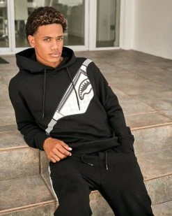 SPRAYGROUND® CROSSBODY HOODY (BLACK)