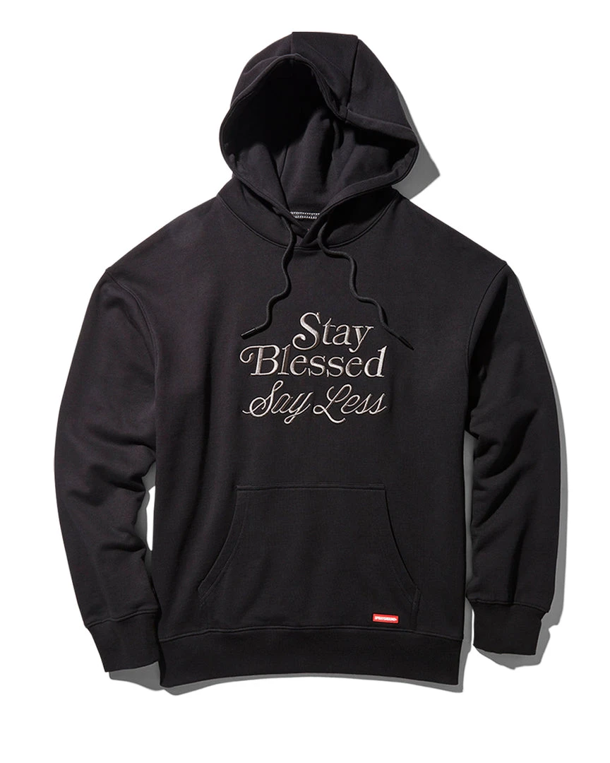 SPRAYGROUND® APPAREL+GEAR STAY BLESSED SAY LESS HOODY SPRAYGROUND® APPAREL+GEAR STAY BLESSED SAY LESS HOODY