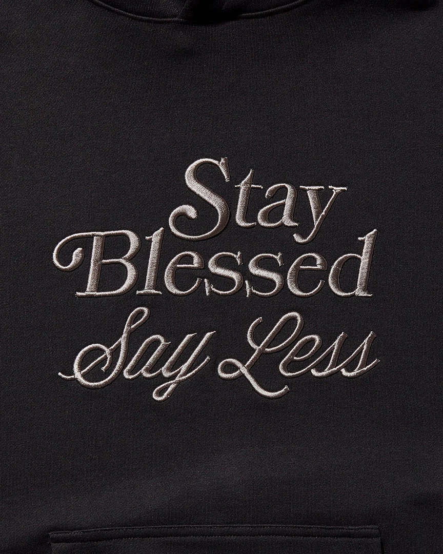 SPRAYGROUND® APPAREL+GEAR STAY BLESSED SAY LESS HOODY SPRAYGROUND® APPAREL+GEAR STAY BLESSED SAY LESS HOODY