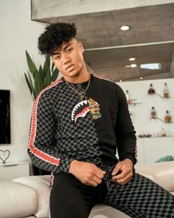 SPRAYGROUND® APPAREL+GEAR ITALIA DIVISO SPLIT CREW