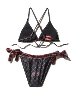 SPRAYGROUND® MIDNIGHT MONEYGRAM BIKINI SWIMWEAR