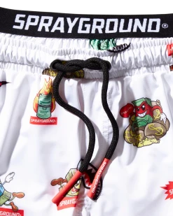 SPRAYGROUND® KIDS PATCH ALL-IN SWIM TRUNKS (WHITE) 3 SPRAYGROUND® KIDS PATCH ALL-IN SWIM TRUNKS (WHITE)