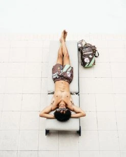 SPRAYGROUND® WTF SHARK SHOTO SWIM TRUNKS SWIMWEAR