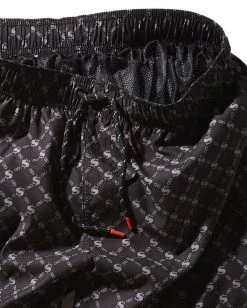 SPRAYGROUND® MIDNIGHT MONEYGRAM SHOTO SWIM TRUNKS SWIMWEAR