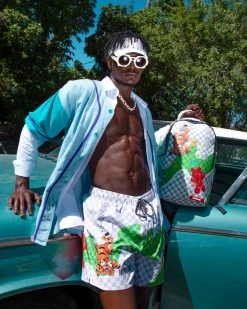 SPRAYGROUND® WTF ART SHOTO SWIM TRUNKS SWIMWEAR