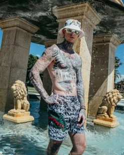 SPRAYGROUND® SCRIBBLE SHARK SHOTO SWIM TRUNKS