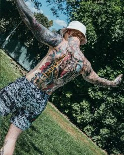 SPRAYGROUND® SCRIBBLE SHARK SHOTO SWIM TRUNKS